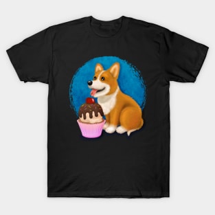 Corgi Loves Sweets T-Shirt